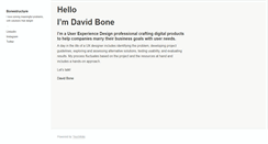 Desktop Screenshot of bonestructure.com