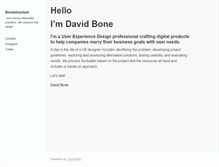 Tablet Screenshot of bonestructure.com